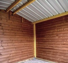 Abri Thiers, THT Madriers 19mm, 3.40 x 3.50m, 12m²