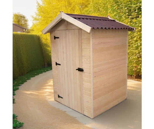 Abri Eden, Epicéa panneaux 16mm, 1.40 x 1.45 m, 2.00m²