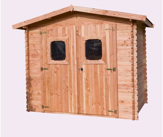 Abri Dommar, Douglas Madriers 28mm, 2.90 x 2.20m, 6.33m²