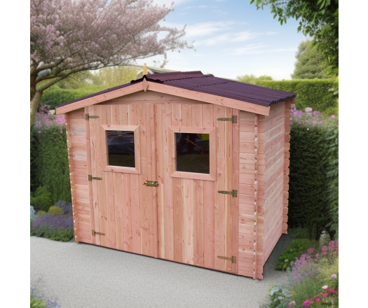 Abri Dublin, Douglas Madriers 28mm, 2.60 x 2.20m, 5.70m²
