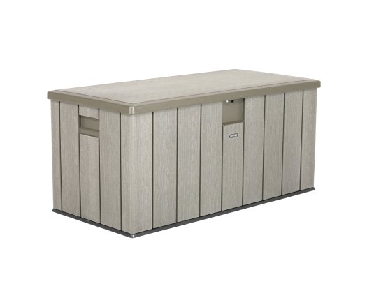 Coffre de jardin, résine, 1.50m x 0.71m, 1.00m²