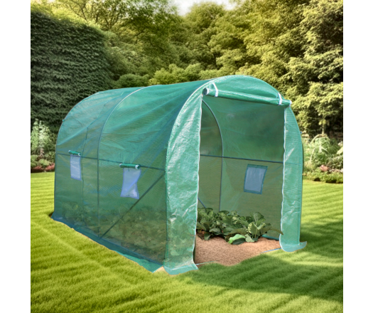 Serre jardin tunnel, Métal, 2x2,50 m, 5.00m²