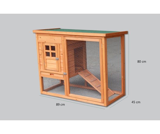 Poulailler standard, Bois, 0.90 x 0.45m, 0.50m²