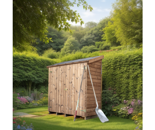 Abri Theora Mural, THT panneaux 19mm, 1.80 x 0.80m, 1.35m²