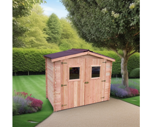 Abri Dublin, Douglas Madriers 28mm, 2.60 x 2.20m, 5.70m²