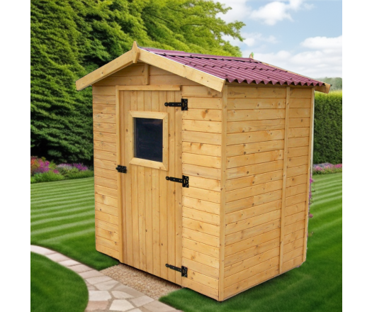 Abri Eden, Epicea panneaux 16mm, 1.80 x 1.50m 2.60m²