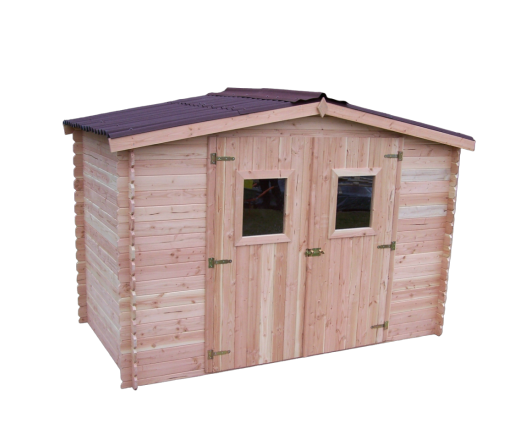 Abri Dublin, Douglas Madriers 28mm, 3.20 x 3.00, 9.90m²