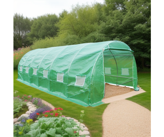 Serre jardin tunnel, Métal, 3.00 x6.00 m, 18m²