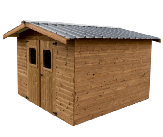 Abri Thermabri, THT Madriers 28mm, 3.40 x 3.60m, 12.30m²