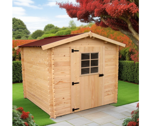 Abri Alpina, Epicéa madriers 20mm, 2.0 x 2.0 m, 4.00 m²