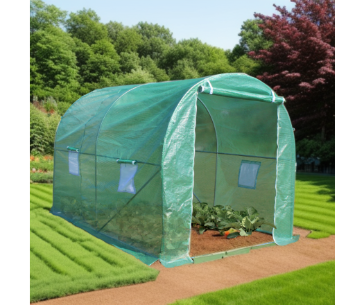 Serre jardin tunnel, Métal, 2x2,50 m, 5.00m²