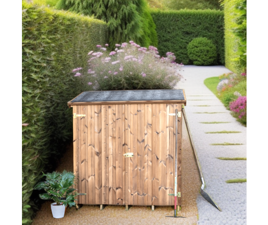 Abri Theora Mural, THT panneaux 19mm, 1.80 x 0.80m, 1.35m²