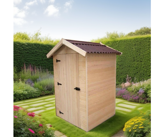 Abri Eden, Epicéa panneaux 16mm, 1.40 x 1.45 m, 2.00m²