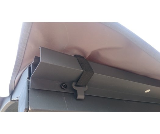 Bâche pour Carport ALUMINIUM toit 1/2  rond coloris gris anthracite