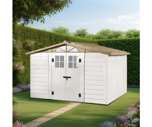 Abri résine Garofalo, 2.82 x 2.42 m, 6.80 m²