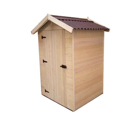 Abri Eden, Epicéa panneaux 16mm, 1.40 x 1.45 m, 2.00m²