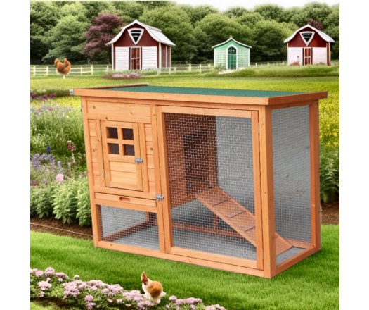 Poulailler standard, Bois, 0.90 x 0.45m, 0.50m²