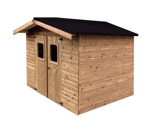 Abri Thiers, THT Madriers 19mm, 3.40 x 3.50m, 12m²