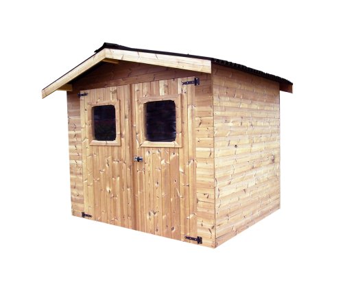 Abri Thiers, THT Madriers 19mm, 2.80 x 2.70m, 7.50m²