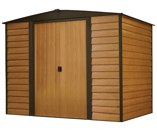 Abri Métal, imitation bois, 2.50m x 1.80m, 4.50m²