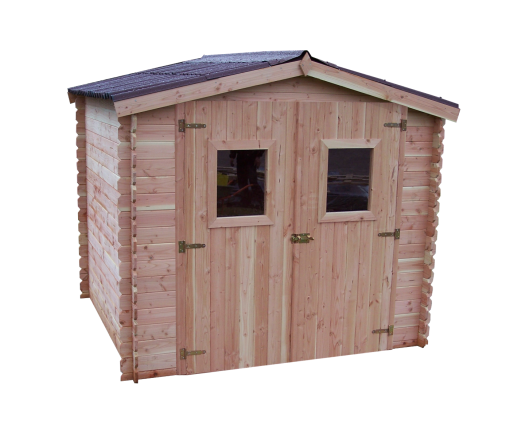 Abri Dublin, Douglas Madriers 28mm, 2.60 x 2.20m, 5.70m²
