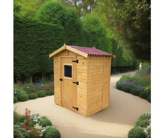 Abri Eden, Epicea panneaux 16mm, 1.80 x 1.50m 2.60m²