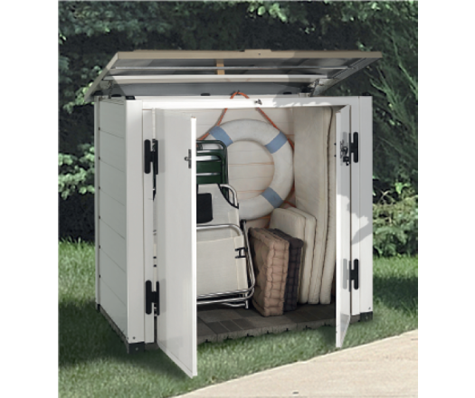 Coffre de jardin résine Garofalo, 1.22 x 0.82 m, 1.00m²