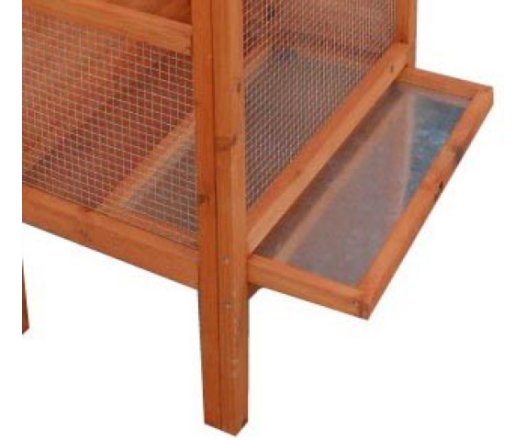 Cage à oiseaux standard, Bois, 0.41 x 0.63m, 0.42m²
