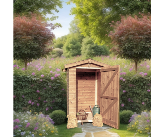 Abri Therma, THT panneaux 19mm, 1.35 x 1.45m, 1.40m²