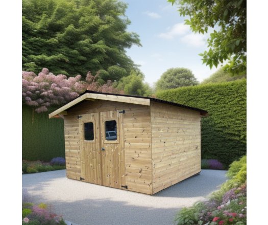 Abri Therma, THT Panneaux 19mm, 3.40 x 3.00, 10.30m²