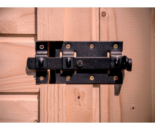 Abri Dublin, Douglas Madriers 28mm, 4.30 x 3.00m, 12.90m²