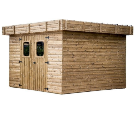 Abri Thalasso, THT Madriers 28mm, 3.30 x 3.40m, 11.22m²