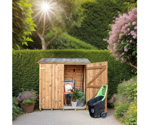 Abri Theora Mural, THT panneaux 19mm, 1.80 x 0.80m, 1.35m²