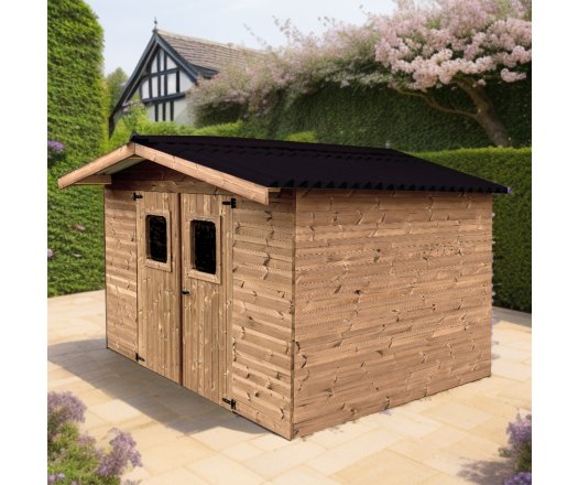 Abri Thiers, THT Madriers 19mm, 3.40 x 3.50m, 12m²