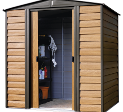 Abri Métal, imitation bois, 1.90m x 1.50m, 2.80m²