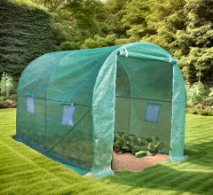 Serre jardin tunnel, Métal, 2x2,50 m, 5.00m²