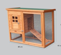 Poulailler standard, Bois, 0.90 x 0.45m, 0.50m²