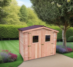 Abri Dublin, Douglas Madriers 28mm, 2.60 x 2.20m, 5.70m²