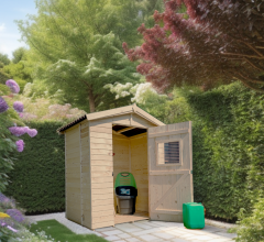 Abri Eden, Epicea panneaux 16mm, 1.80 x 1.50m 2.60m²