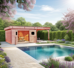 Abri Dinan, Douglas Madriers 28mm, 7.10 x 4.10m, 29m²