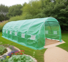 Serre jardin tunnel, Métal, 3.00 x6.00 m, 18m²