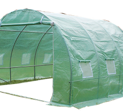 Serre jardin tunnel, Métal, 3 x 3 m, 9.0m²