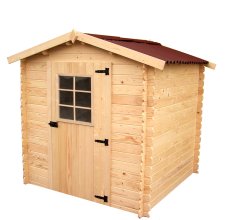 Abri Vaduz, Epicéa madriers 28 mm, 2.10 x 2.00m, 4.30 m²