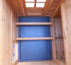 Poulailler standard, Bois, 1.60 x 0.70m, 1.50m²