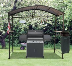 Carport Barbecue, Aluminium 0.8mm, 2.60 x 1.50m, 3.90m²