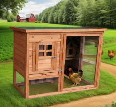 Poulailler standard, Bois, 0.90 x 0.45m, 0.50m²