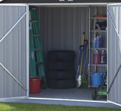 Abri Métal, grand volume, 2.9m x 2.4m, 7.00m²