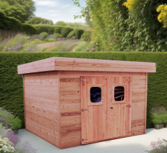 Abri Dinan, Douglas Madriers 28mm, 3.40 x 3.40m, 11.50m²