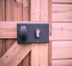 Abri Dommar, Douglas Madriers 28mm, 4.90 x 3.50m, 17.20m²