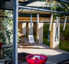Carport Barbecue, Aluminium 0.8mm, 2.50 x 1.35m, 3.40m²
